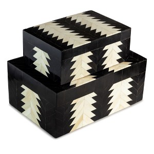 Venota Decorative Boxes, Set of 2 - 1 of 4