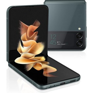 Samsung Galaxy Z Flip 3 5G 128GB 8GB RAM 6.7" Amoled Screen Flex Mode Intuitive Fully Unlocked Smartphone - Manufacturer Refurbished - 1 of 4