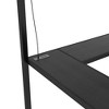 NicBex Loft Bed with L-Shaped Desk & USB,Metal Bunk Bed with Wardrobe,LED & Adjustable Shelves,High Loft Bed for Teens,Adults - 4 of 4