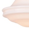 Vaxcel Huntley 1 - Light Semi-Flush Mount in  Natural Brass - 3 of 4