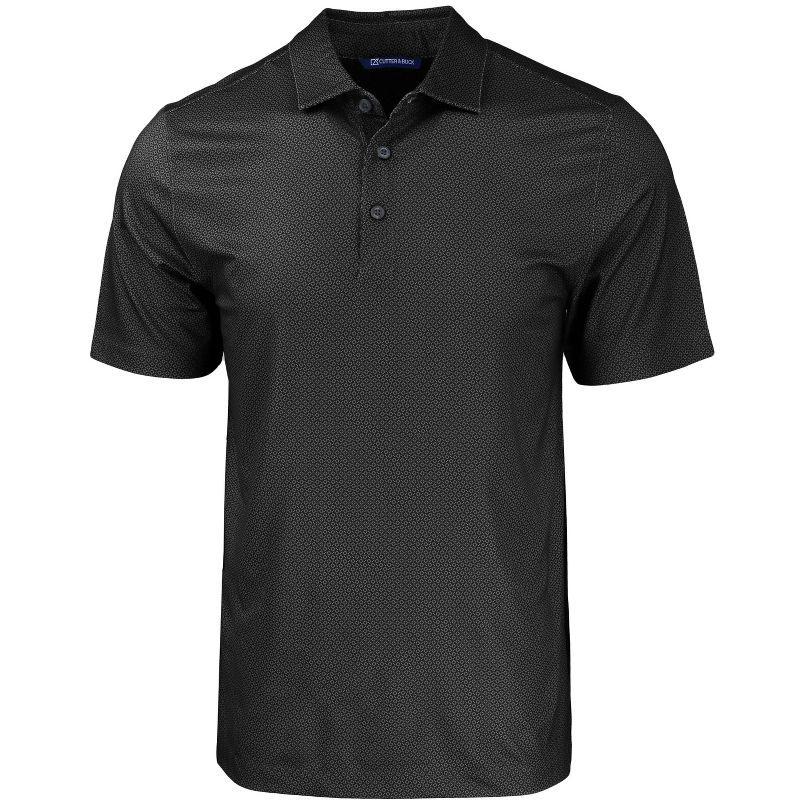 Cutter & Buck Pike Eco Tonal Geo Print Stretch Recycled Mens Polo, 1 of 3