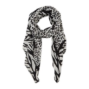 Design Imports Urban Safari Scarf - Black - 1 of 4