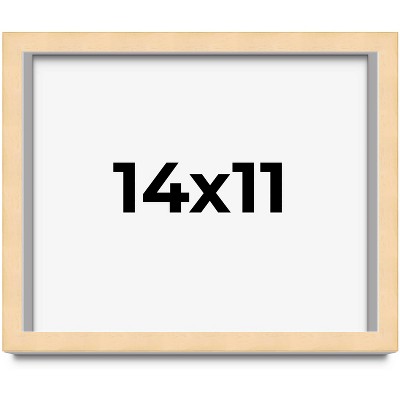 PosterPalooza | 14x11 Wood Frame with UV Acrylic, 6 Finishes: Black, White, Bronze, Silver, Wood, Mahogany