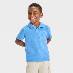 Toddler Boys' Short Sleeve Polo T-Shirt - Cat & Jack™ - 1 of 3