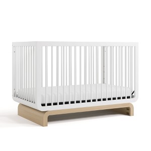 Storkcraft Santorini 5-in-1 Convertible Crib with Toddler Guardrail - 1 of 4