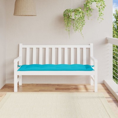VidaXL Garden Bench Cushion Turquoise 59.1"x19.7"x2.8" Oxford Fabric