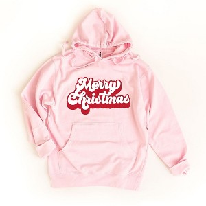 Simply Sage Market Women's Graphic Hoodie Retro Merry Christmas - 1 of 3