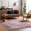 Nuloom Zena Medallion Pet Friendly Machine Washable Area Rug - 2 of 4
