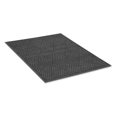 3'x5' Rectangle Solid Floor Mat Black - Guardian