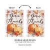 Plaid Pumpkin Greetings Garden Linen Flag - 3 of 4