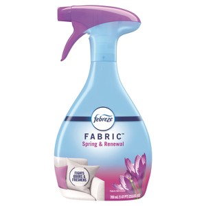 Febreze FABRIC Refresher/Odor Eliminator, Spring and Renewal, 23.6 oz Spray Bottle, 4/Carton - 1 of 4