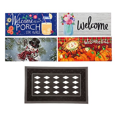 Evergreen Flag Sassafras 4 Seasons Set of 5