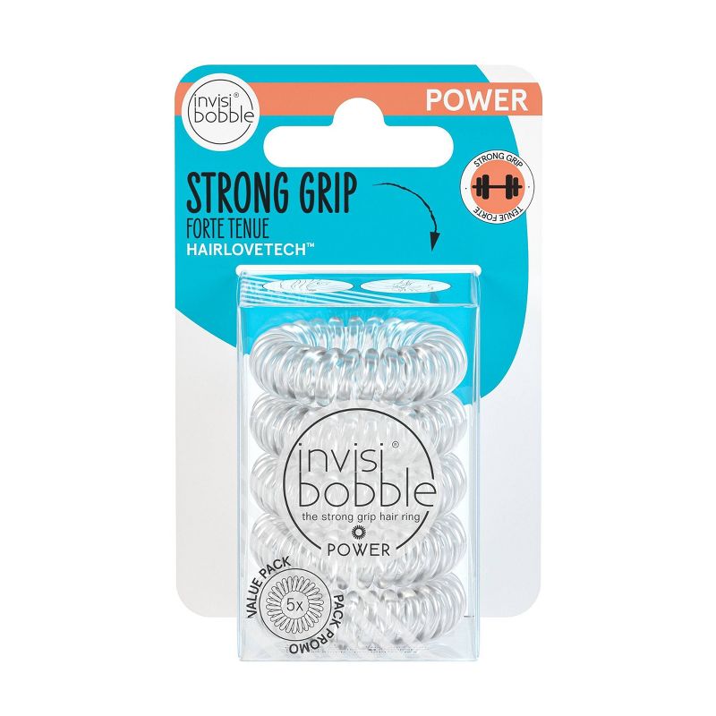 invisibobble Power Multipack - Crystal Clear - 5pk, 1 of 8