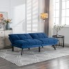 Convertible UNISOAR Foldable Modern Sofa Bed, Futon Lazy Sofa Bed, Lounge Chair Indoor,Light Gray/Blue/Black/Cream/Green/Brown - 3 of 4