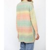 Women's OMBRE YARN KNITTED OPEN CARDIGAN - Fate - 3 of 3