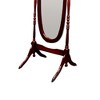 VYNXARIA 59" x20" Oval Full Length Mirrors ,Tall Standing Wooden Floor Mirror For Living Room Bedroom,Cherry - 2 of 4