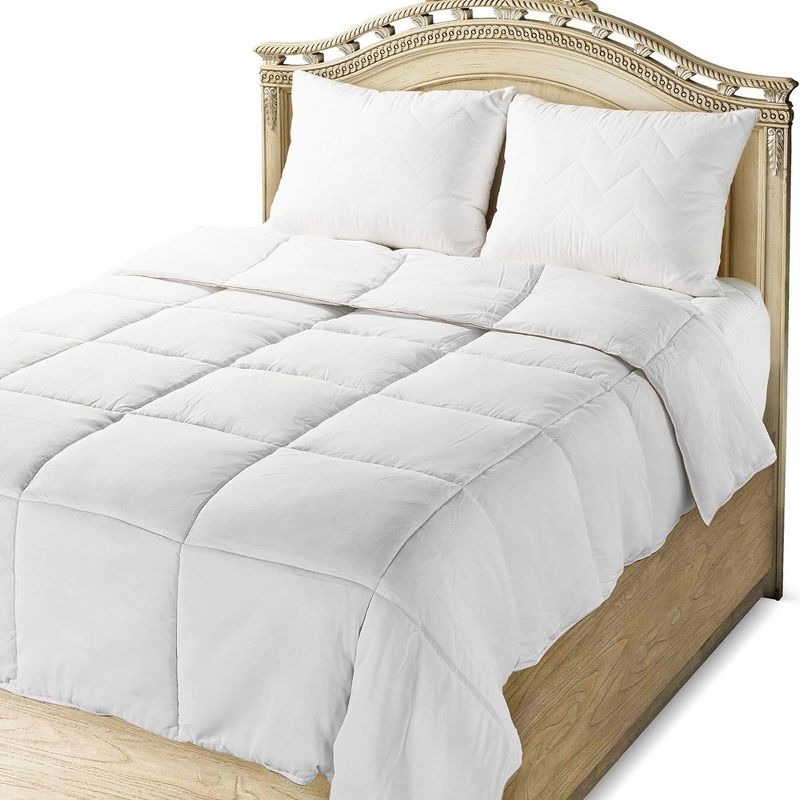 Mastertex Millgram Collection Down Alternative Bed Comforter- White, 1 of 4