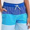Boys' Striped Swim Shorts - Cat & Jack™ Blue - 3 of 3