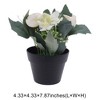Unique Bargains Artificial Plants Hydrangea Tea Bud Plastic 4.33"x4.33"x7.87" 1 Pcs - 3 of 4