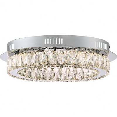 Quoizel Lighting Embrace 1 - Light Flush Mount in  Polished Chrome