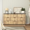TiramisuBest Natural Wood Grain Tech-Inspired MDF Dome Cabinet - A Smart Combination of Snack Storage and LED Lighting. - Natural Wood MDF D - 3 of 4