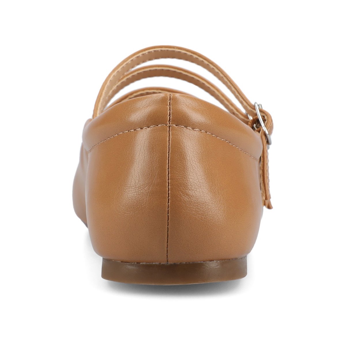 Женские платья Journee Collection Journee Women's Darlin Medium and Wide Width Dress Flats, Tan 7W — фото 3