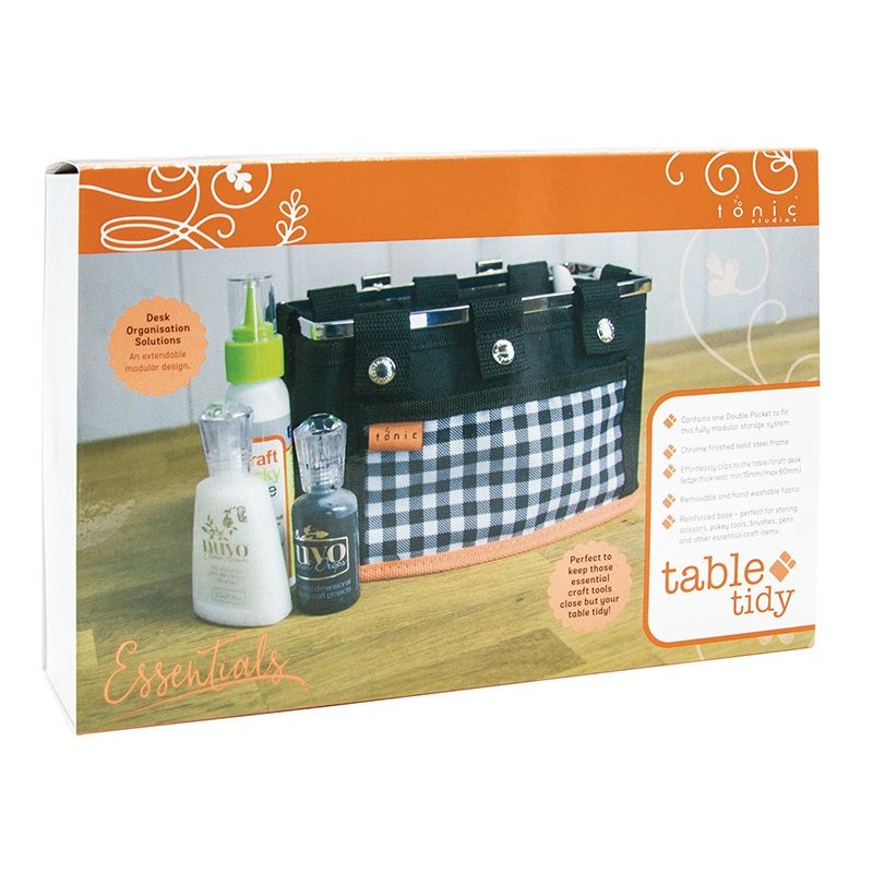 Tonic Studios Table Tidy Double Pocket for Tableside Craft Supply Storage, 2 of 7