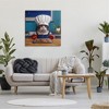Stupell Industries Fresh Baked Fish Cookies Cat Chef Astrological Symbol Canvas Wall Art - 2 of 4