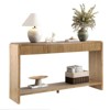 Bella Depot Modern 3-Drawer Console Table with Round Edge Design for Entryway, Hallway or Behind Sofa - 3 of 4