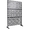 Okak Balcony Privacy Screen with Hollowed Decoration, Outdoor Privacy Screen with Metal Frame, Outside Privacy Fence Panels - 3 of 4