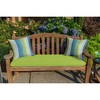Casual Cushion Stripe Sunbrella Fabric 1-Piece Indoor/Outdoor Square Throw Pillow - 2 of 4