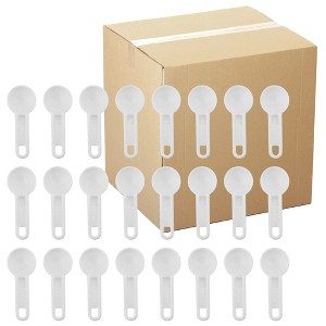 Cornucopia Brands Bulk Pack of Teaspoon Measuring Spoons; 5 ml / 5 cc Scoops Which Fit Inside a Spice Bottle - 1 of 4