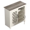 Galano 30.2 in. H x 30.9 in. W Wood Shoe Cabinet - 4 of 4