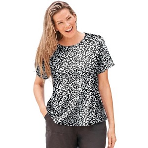 Swim 365 Women's Plus Size The Swim Tee - 1 of 4