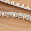 Anna-Kaci Women's Rhinestone Studded Waist Chain with Drop Charm Accent - Rose Gold - 2 of 4