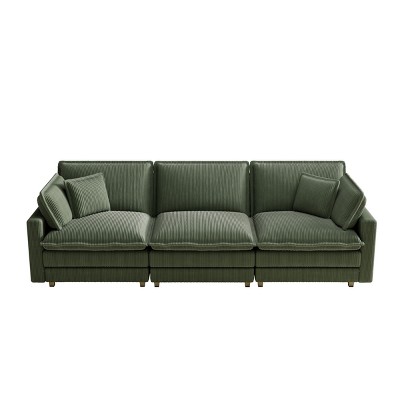 TiramisuBest Modular Sectional Sofa,Deep Seat Couch for Living Room , 4 Pillow, Modern L-Shaped Sofa for Living Room Bedroom Apartment,BLACK