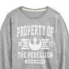 Boys' - Star Wars - Property Of Rebellion Long Sleeve Graphic T-Shirt - 2 of 4