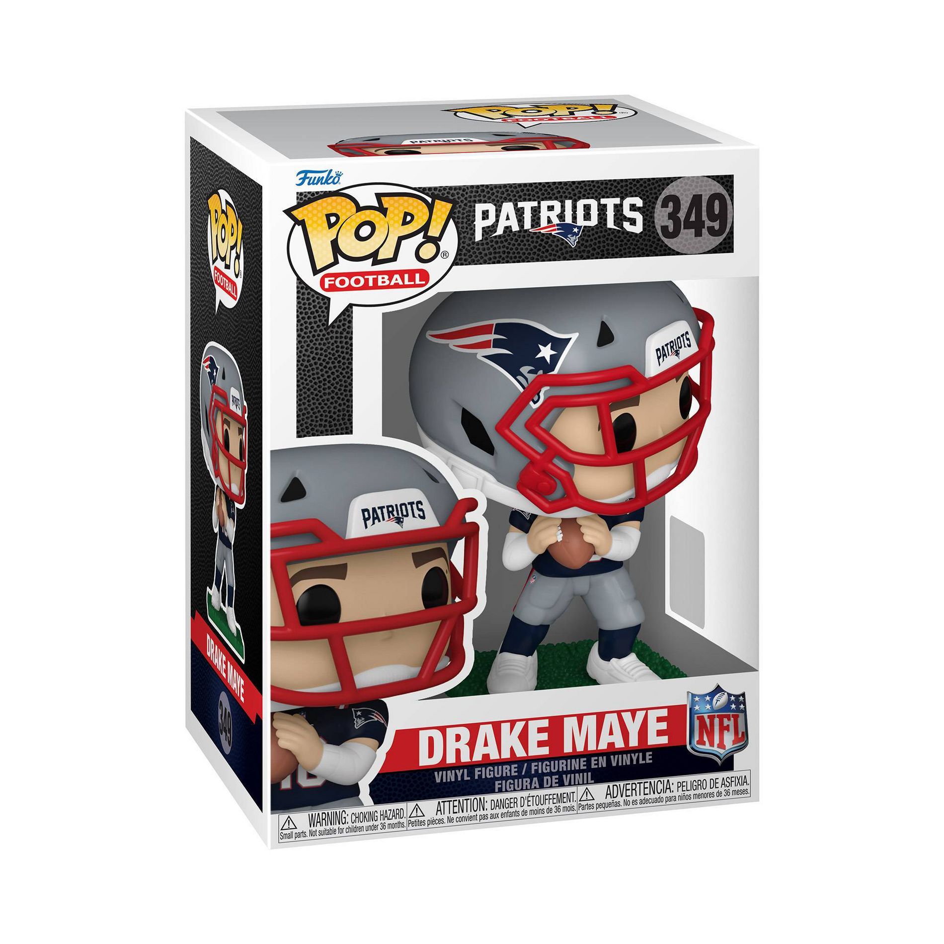 NFL New England Patriots Drake Maye Mini Figure