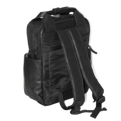 Club Rochelier Leather Backpack with Double Handles and Multi Pockets — фото 5