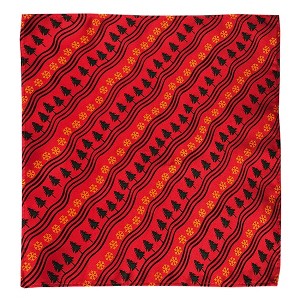 Jacob Alexander Men's Winter Tree Snowflake Holiday Pocket Square Handkerchief - 1 of 1