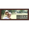 PosterPalooza | Panoramic Simple Brown Picture Frame - UV Acrylic, Foam Board Backing, Hanging Hardware - 2 of 4