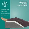 Kolbs Bed Wedge Pillow Leg Elevation Pillow Chic Jacquard Cover Knee Pillow Leg Pillow Wedge - 3 of 4