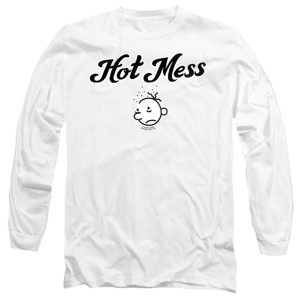 Men's Diary Of A Wimpy Kid I'M Kind Of A Hot Mess Long Sleeve T-Shirt - 1 of 4