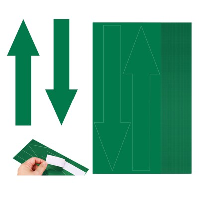 Unique Bargains PVC Self Adhesive Arrow Sticker 80 Pcs