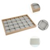 Unique Bargains Women's Wood Jewelry Tray with Removable Dividers for Drawers - 2 of 4