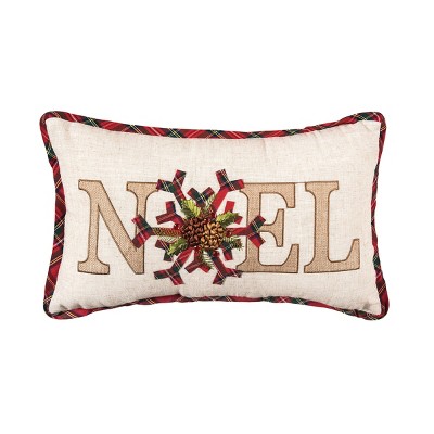 C&F Home Noel Embroidered Pillow