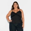Women's Lace Trim Tank Top - Wild Fable™ - 2 of 3