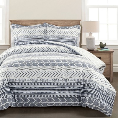 3pc Hygge Geo Duvet & Sham Set - Lush Décor : Target