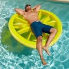 Pool Central Inflatable Fruit Slice Swimming Pool Lounger Raft - 60" - Lemon - 2 of 4