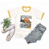 Simply Sage Market Women's Mountains Time Short Sleeve Ringer Tee - 2 of 2